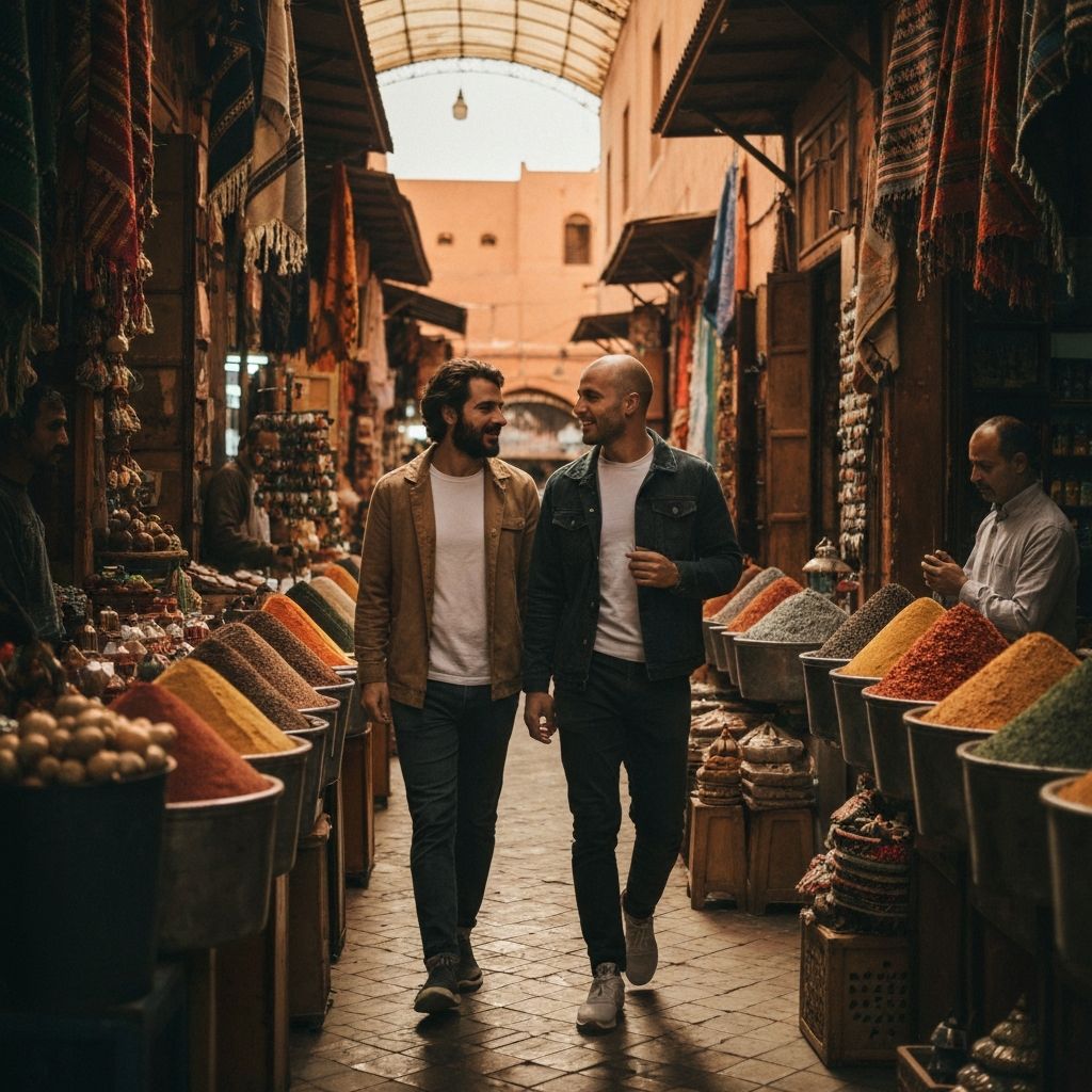 Exploring Marrakech souks